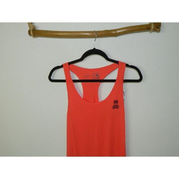 Psycho Bunny Tank Top Women's  Red Logo Racerback Tank‎ - Picture 5 of 7